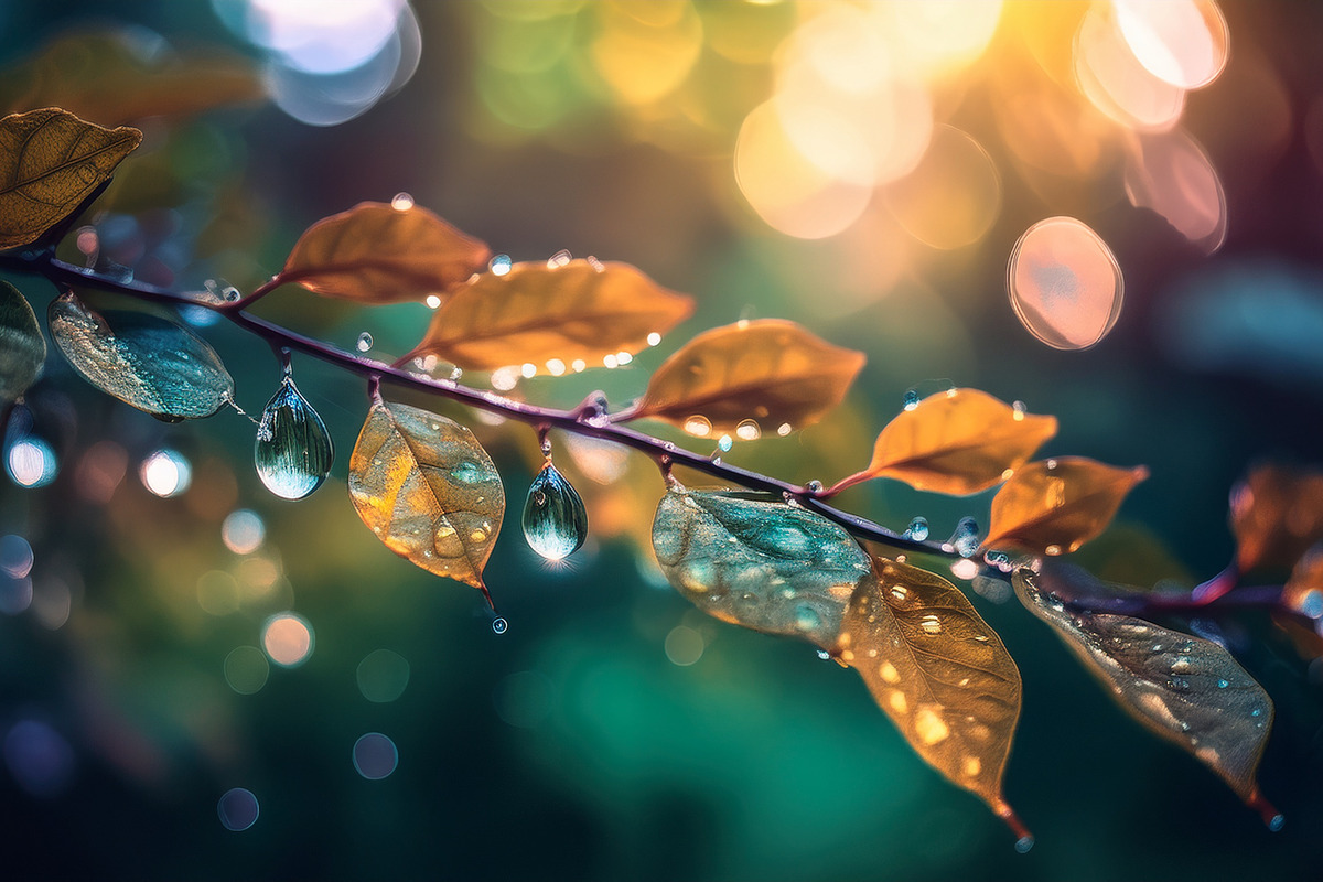 40 Rain in the forest, close up, a Background Photo by Design_Planet (Photo 13 of 14)