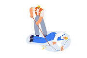 First aid, emergency concepts set, a Healthcare Illustration by Good Studio (Thumbnail 7 of 15)