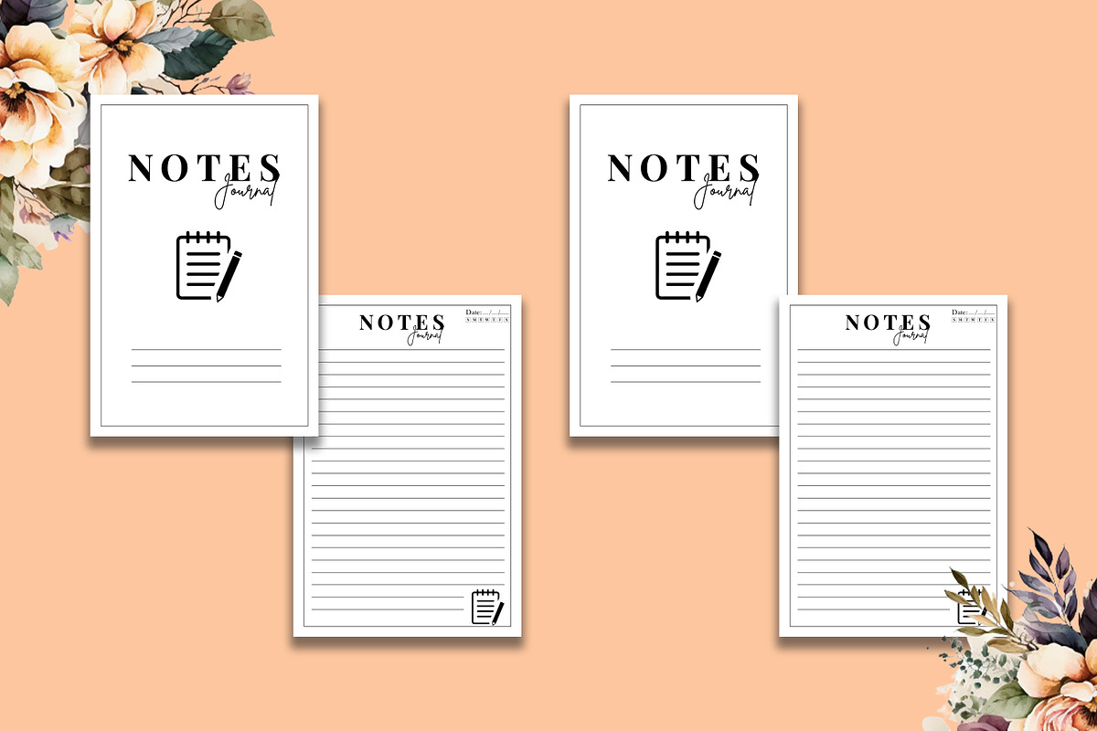 Notes Journal Kdp Interior, a Stationery Template by Hurairagraphics (Photo 2 of 3)