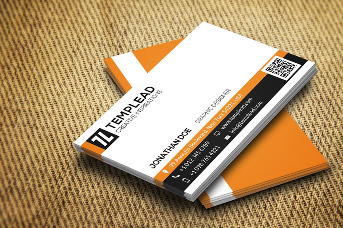 Corporate Business Card CM096, a Business Card Template by annozio (Photo 3 of 4)