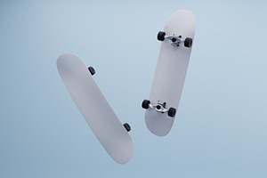 10 Bundle 3D Render Skateboard Case