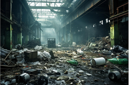 Eco-friendly Recycling factory day, an Industrial Photo by Ylivdesign