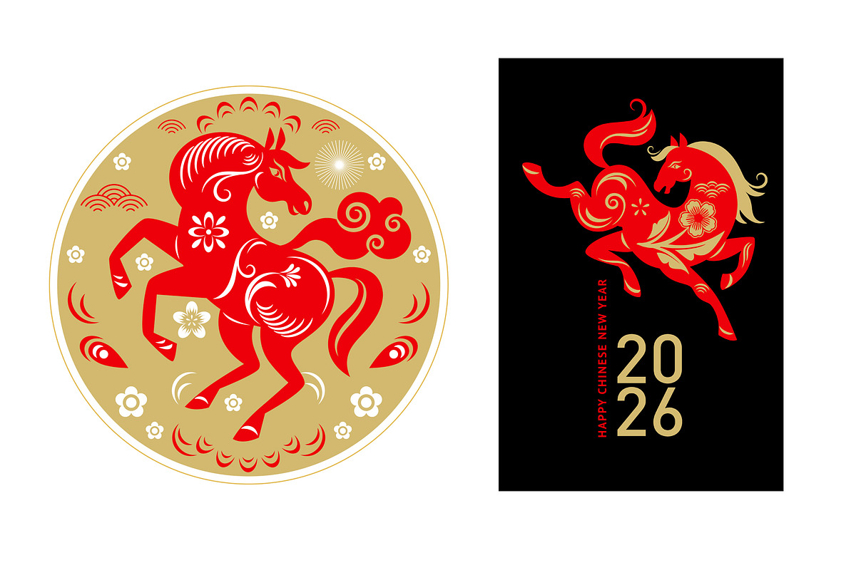 Year of the Horse, an Animal Illustration by lenlis (Photo 6 of 6)