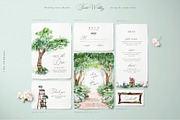 Forest Wedding Suite BUNDLE, an Invitation Template by Aquarellina (Thumbnail 11 of 17)