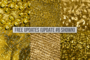Gold Foil Textures, Gold Backgrounds, a Texture Graphic by Paper Element (Thumbnail 43 of 66)