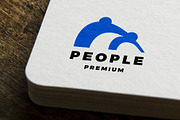 Modern Initial M People Logo, a Branding & Logo Template by mesuka (Thumbnail 1 of 2)