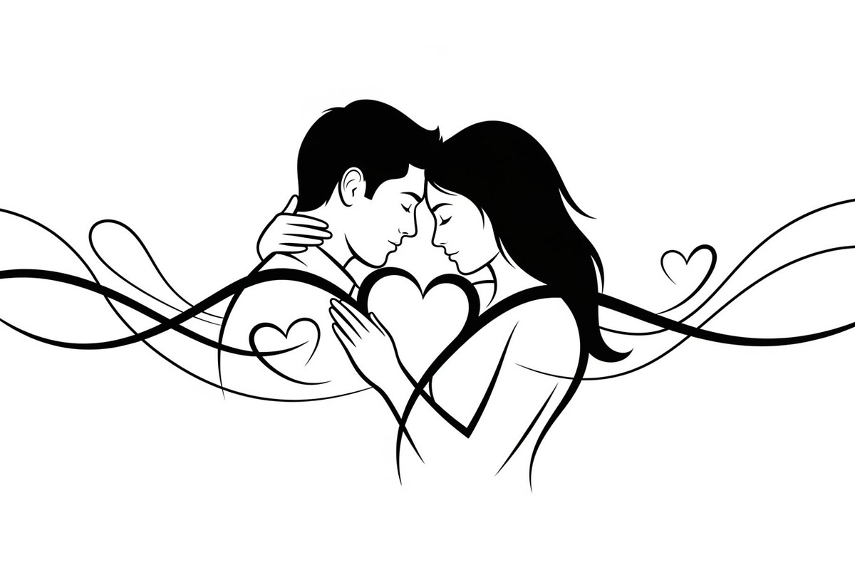 Couple Love Silhouette Bundle, an Illustration by jahid234 (Photo 28 of 48)