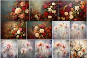 85 Fine Art Vintage Floral Design, a Texture Illustration by Bilgep_design (Thumbnail 6 of 19)
