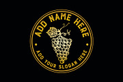 Vintage Wine logo template, a Branding & Logo Template by Veksy Logo Design Shop (Thumbnail 3 of 5)