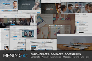 Mendoza - Multipurpose HTML Template