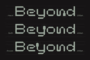 Aspek - Futuristic Display Sans, a Sans Serif Font by The Native Saint Club (Thumbnail 3 of 16)