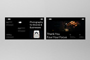 Black Gray Photography Portfolio PPT, a Presentation Template by graphicook (Thumbnail 3 of 4)