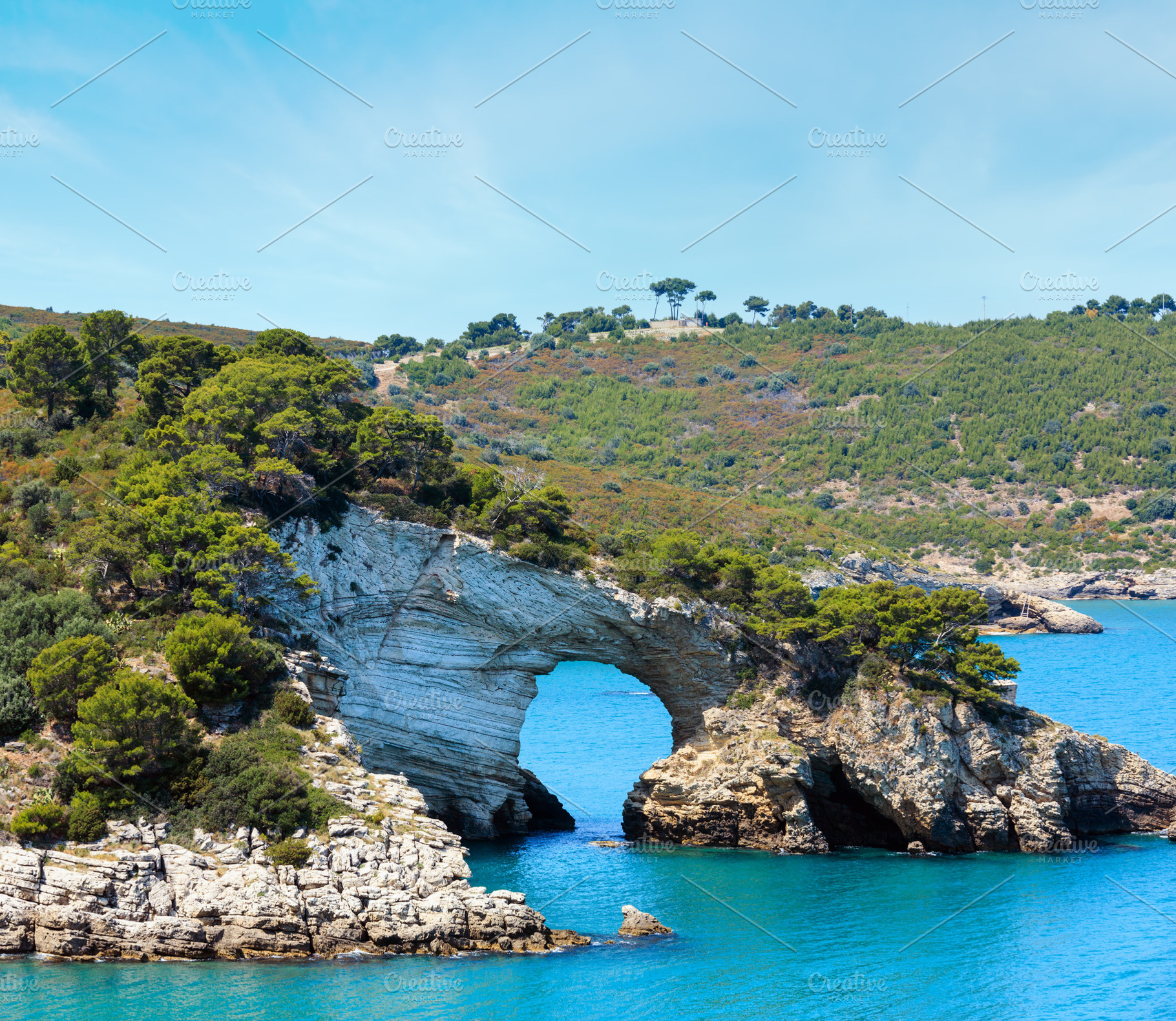 Summer Arch of San Felice, Italy, a Nature Photo by YuriyB
