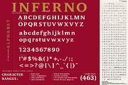INFERNO Serif font, a Serif Font by Artistic & Unique (Thumbnail 3 of 17)