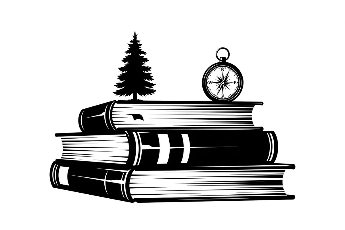 Vintage Book Stack Adventure Bundle, an Illustration by Designs_River (Photo 19 of 31)