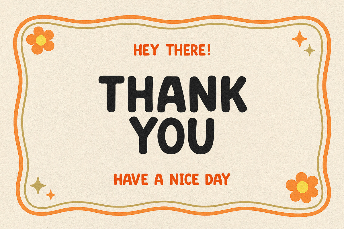 Jocobow Cute Playful Retro Font, a Sans Serif Font by Maulana Creative (Photo 7 of 7)