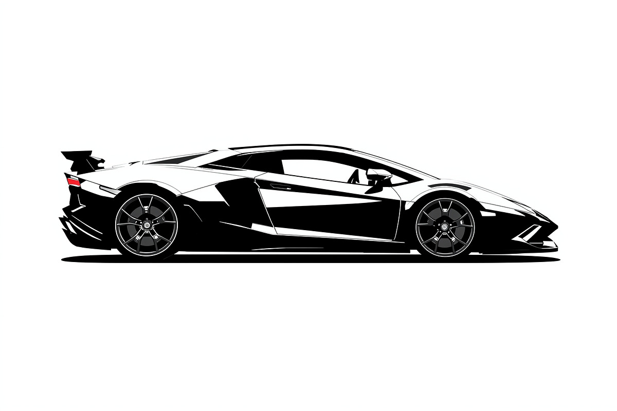 Supercar Vector Collection Bundle, an Illustration by Creativeshirt (Photo 2 of 9)