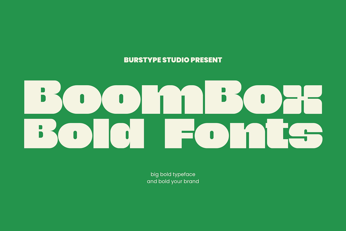 BoomBox Bold San serif Fonts, a Sans Serif Font by BURSTYPE (Photo 9 of 9)