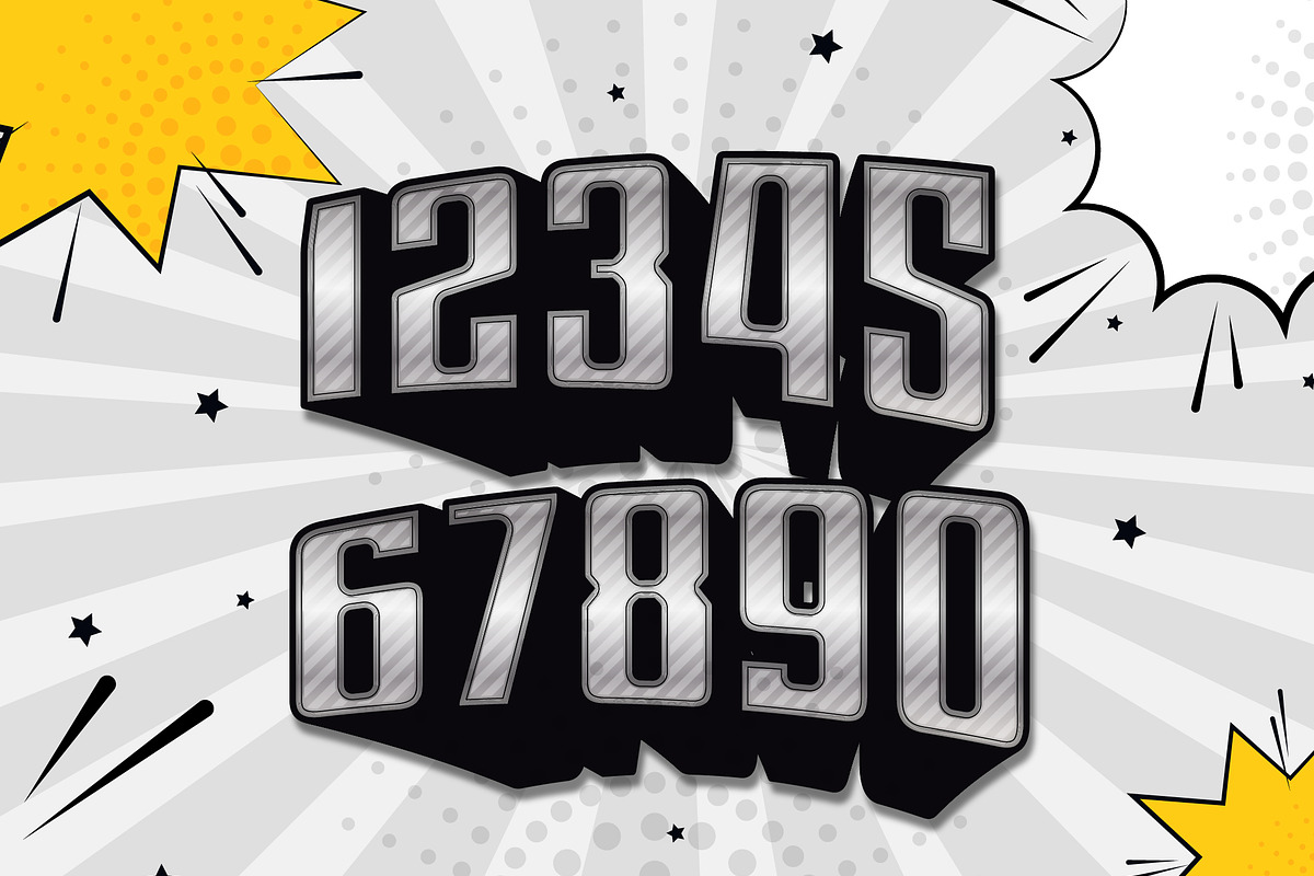3D Comic Styled Text Effect, a Templates & Theme by studiogstock (Photo 2 of 3)