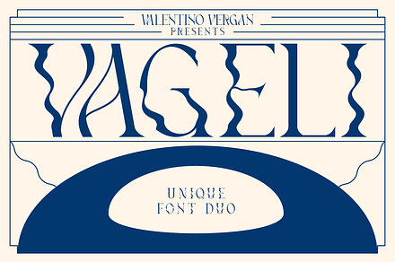Vageli - Unique Font Duo