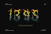 CS Beware Halfpixel, a Blackletter Font by Craft Supply Co. (Thumbnail 4 of 8)