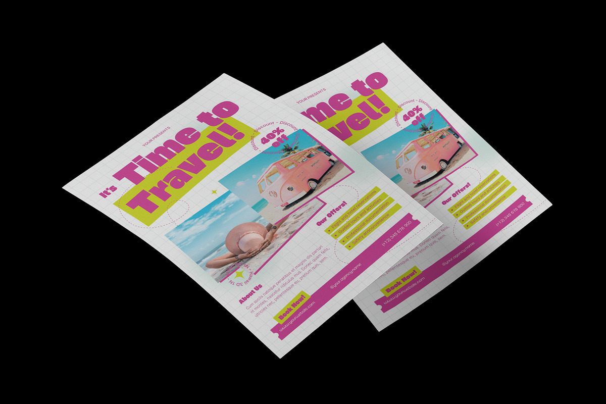 Travel Agency Flyer preview 3