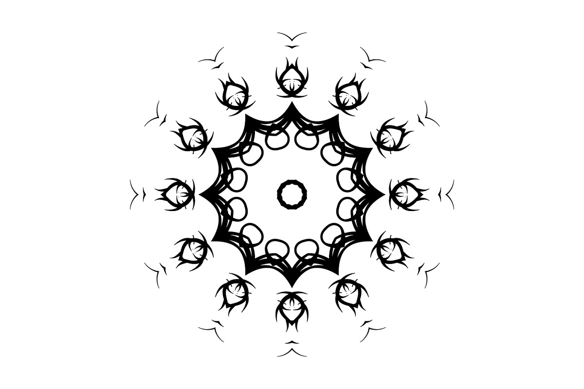 Handcrafted Mandala Design Pack, a Pattern Graphic by NJ Himel (Photo 25 of 30)