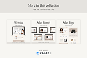 Kajabi Link in Bio Page Template, a Landing Page Template by Pixel & Flow (Thumbnail 8 of 9)