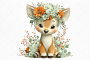 Whimsical Easter Reindeer Clipart, an Illustration by Craft Nest (Thumbnail 10 of 11)