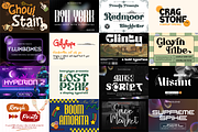 220 fonts mega pack, a Font by BearyType Studio (Thumbnail 3 of 9)