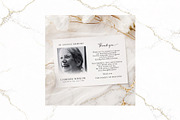 Funeral Thank You Card Canva FR006, a Poster Template by TyphoonStudio (Thumbnail 1 of 6)
