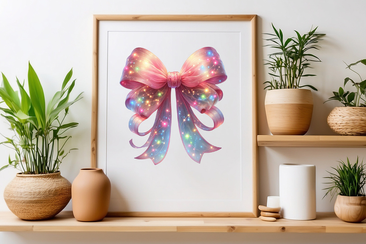 Christmas Bow Sublimation Clipart, a Seasonal Illustration by Craft Nest (Photo 4 of 5)