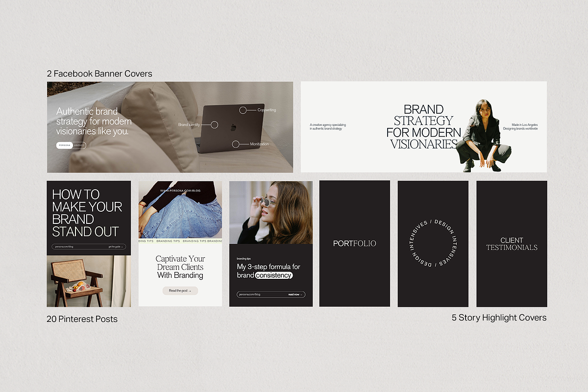 Canva: Agency Social Media Templates, a Social Media Template by The Styled Square (Photo 7 of 7)