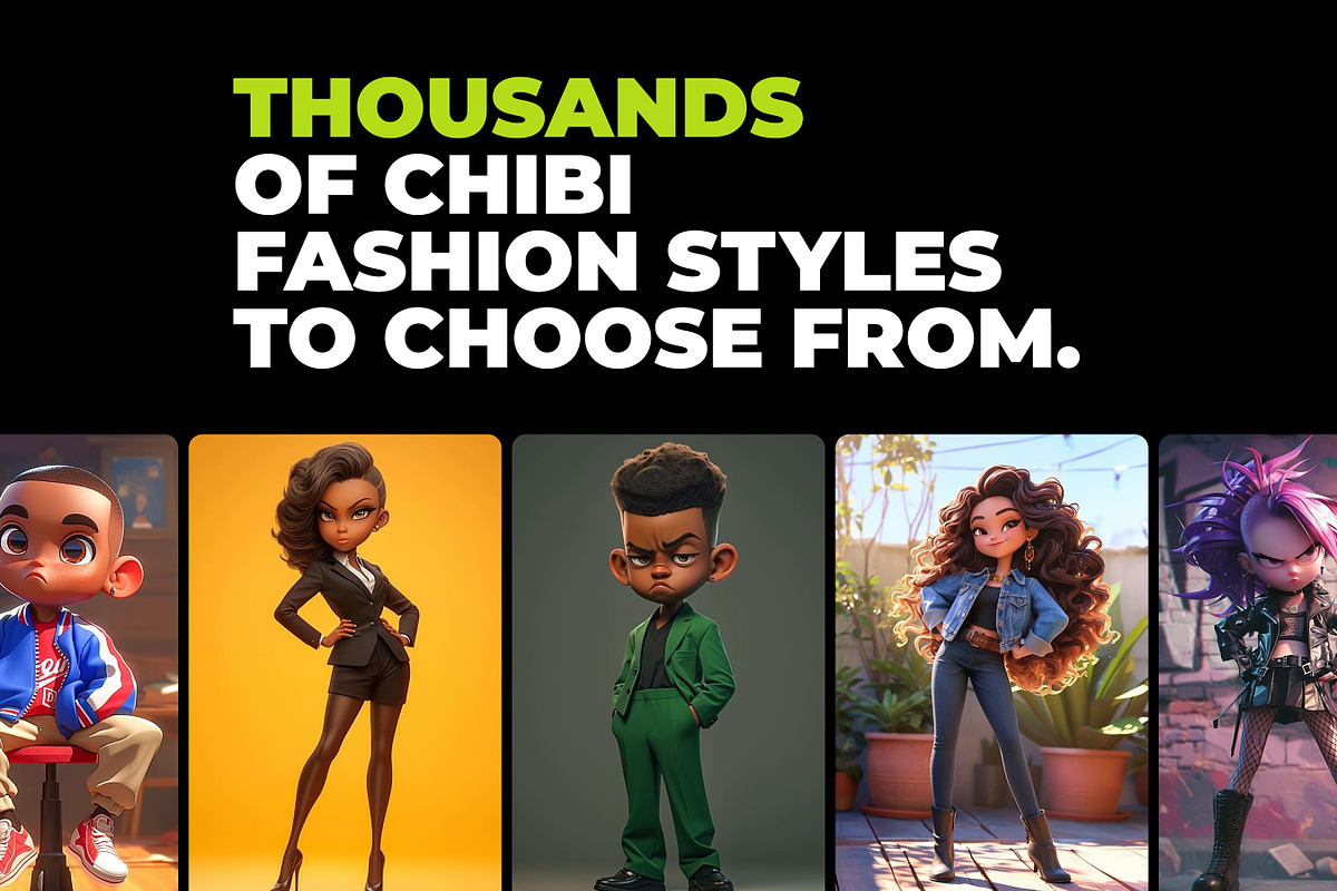 3604 ChatGPT Chibi Fashion Styles, a Person Illustration by Sevenstyles (Photo 3 of 6)