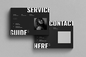 Services Guide Template Landscape