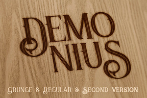 Demonius - 4 Vintage Fonts