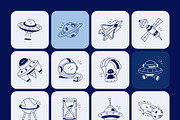 Space Drawing Art, an Outline Icon by Vectors Market (Thumbnail 7 of 8)