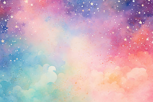 Abstract watercolor background. Digi, a Photo by Iftikhar Alam