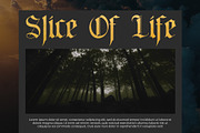 Hieron - Blackletter Font, a Blackletter Font by Idea Studio (Thumbnail 3 of 12)