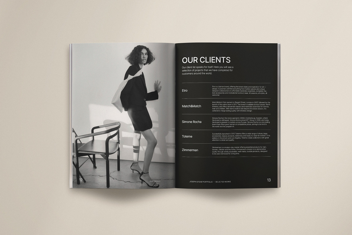 JOSEPH STONE / Portfolio & Resume, a Brochure Template by Studio Dara (Photo 10 of 14)