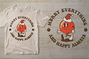 Christmas Lightbulbs Vintage Cartoon, an Illustration by vectstudio (Thumbnail 4 of 5)