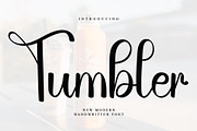 Tumbler, a Handwritten Font by InermediaSTUDIO (Thumbnail 1 of 6)
