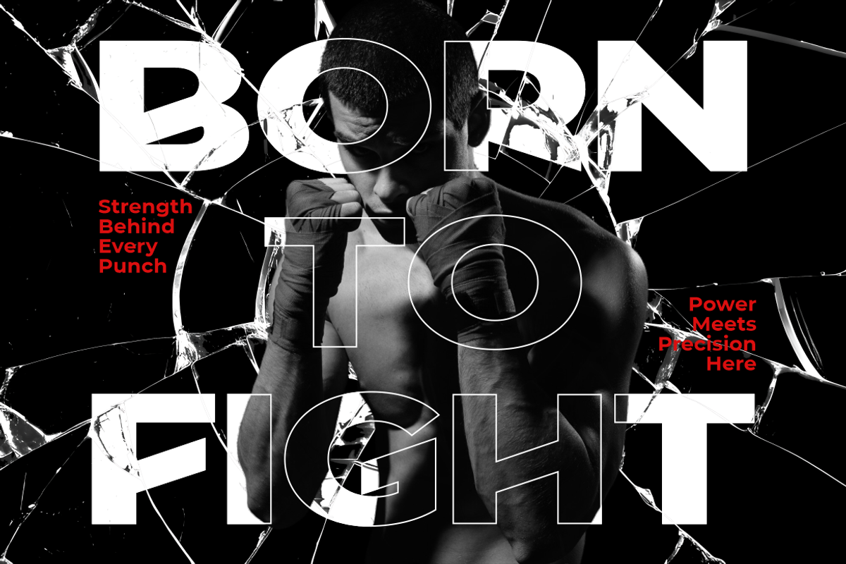Strong Punch Sport Font, a Font by PutraCetol Studio (Photo 2 of 5)