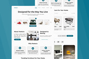 Hamora Home Product Catalog Landing, a Landing Page Template by trabaskriya (Thumbnail 4 of 5)
