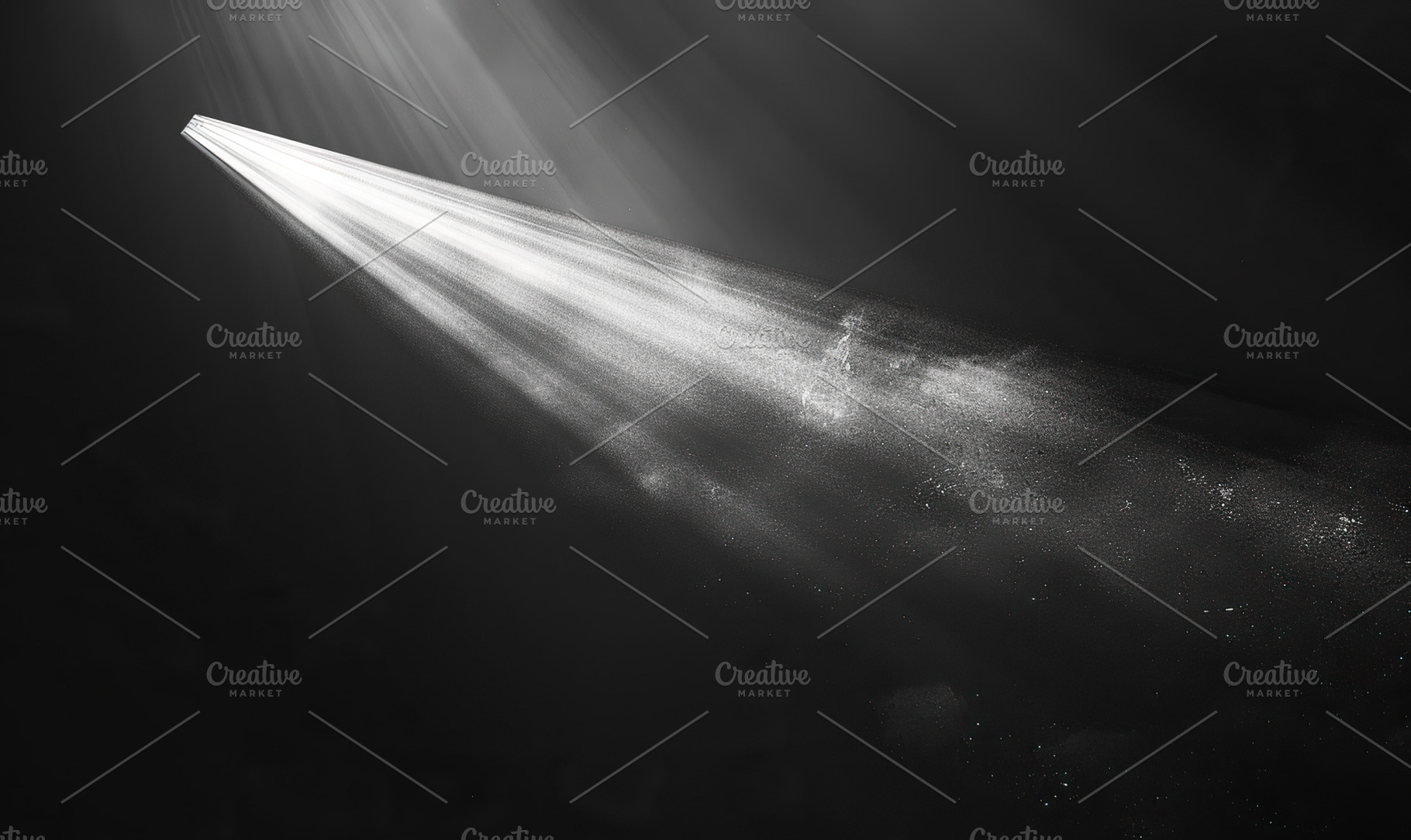 A powerful sunbeam shining through a, a Photo by LOGOCREATIVE