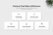 Xinn St. - Visual Brand for Creative, a Magazine Template by trabaskriya (Thumbnail 2 of 7)