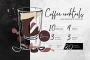 Coffee cocktails, a Food Illustration by MsFlaffy (Thumbnail 1 of 12)