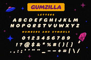 Gumzilla Font Plus Graphic Pack, a Font by Darumo Shop (Thumbnail 3 of 11)