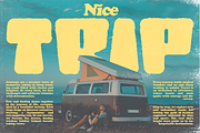 Retro Disco - Unique Retro Display, a Sans Serif Font by Dharmas Foundry (Thumbnail 4 of 15)
