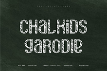 Chalkids Garodie - Marker Font